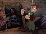 The Mona Lisa in Pinocchio