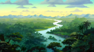 The jungle in Tarzan II