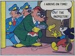 Mickey with Inspector Casey