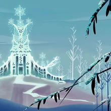 frozen elsa ice castle