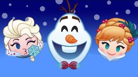 Olaf's Frozen Adventure As Told By Emoji Disney