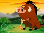 Timon&Pumbaa embrace