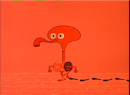 What H.G. Wells theorize Martians would look like. This creature would later appear in the title sequence for Wander Over Yonder.