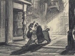 Lady and the Tramp Early Lady Concept Sketch by Joe Grant c. 1940s by Walt  Disney Studios on artnet