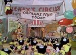 The Orphans in Mickey's Circus.