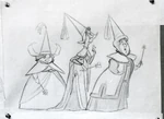 SleepingBeauty1959TheThreeGoodFairiesConceptDesign14.jpg (567 KB) Preliminary sketch by Disney Studio Artist.