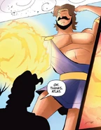 Atlas in Hercules from the Dynamite Entertainment comics