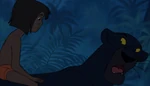Bagheera with Mowgli