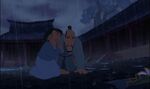 Fa Li begging her husband to go after Mulan.