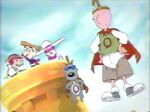 Doug (as Quailman) with Teamo Supremo in Toon Disney's Magical World of Toons intro