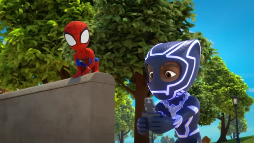 Spidey and his Amazing Friends - 3x11B - Catch That Panther Pod - Spider-Man and Black Panther