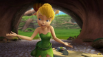 Tinkerbells shows people where the "Pixie Hollow Games" are going to come soon.