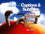 Captions & Subtitles menu