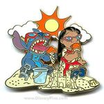 WDW - Disney Signature Collection - Lilo and Stitch (4 Pin Set) Ice Cream at the Beach
