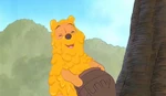 Winnie the Pooh all covered in honey