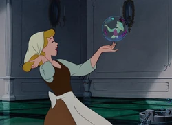 Cinderella as a young adult in the original film.