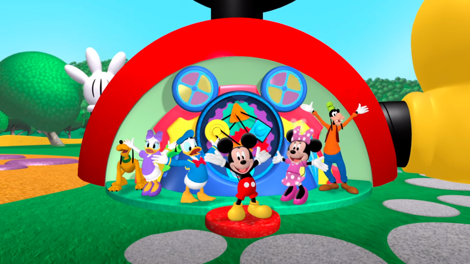 Mickey Mouse Clubhouse Theme Song But with Reversed Words and Normal Words  In Reverse