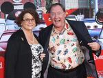 John Lasseter with his wife, Nancy.