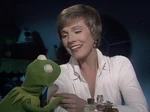 Julie Andrews with Kermit the Frog.