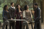 Once Upon a Time - 7x03 - The Garden of Forking Paths - Photography - Cinderella, Henry, Regina, Tiana and Hook