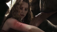 The Bandersnatch heals Alice's arm