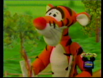 Tigger puts the signs back.