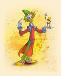 Gyro as he appears in Wizards of Mickey.