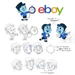 Eboy model sheet