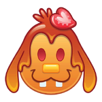 Pancake Goofy's emoji for Disney Emoji Blitz.