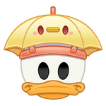 Rainy Day Donald's emoji for Disney Emoji Blitz