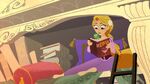 Rapunzel reading about Equis