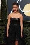 Jamie Chung arrives at the 75th annual Golden Globes in January 2018.