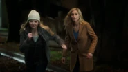 Emma runs away from Ingrid thinkng she is crazy
