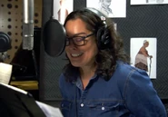 Rachel House behind the scenes of Moana.