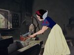 Snow White getting water