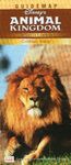 A Disney's Animal Kingdom guide map featuring a Kilimanjaro Safaris lion