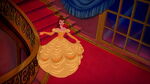 Belle in her Shimmering Ballgown