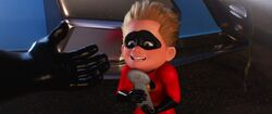 Dash is forced to return control of the Incredibile to his father.