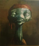 Early concept art of Maz Kanata.