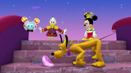 Pluto found the slipper