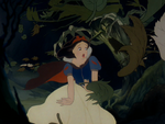 Snow White running for her dear life