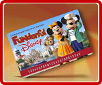 A FUNderful Disney membership card, with Duffy, Minnie and Mickey on the front of the card's design.