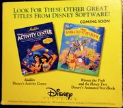 Winnie the Pooh and the Honey Tree's prototype cover art, seen on the right