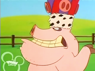 Mr. Pig gets angry with Timon and Pumbaa