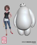 Cass and Baymax character models