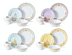 Cinderella, Jasmine, Ariel, and Belle dish sets