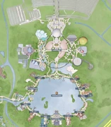 Walt Disney World Epcot map image