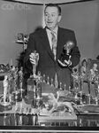 Walt with his many awards.