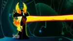 Lord dominator firing lava from arm