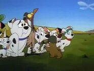 Lt. Pug with Lucky, Rolly, Cadpig, Spot, Whizzer, Dipstick and Tripod